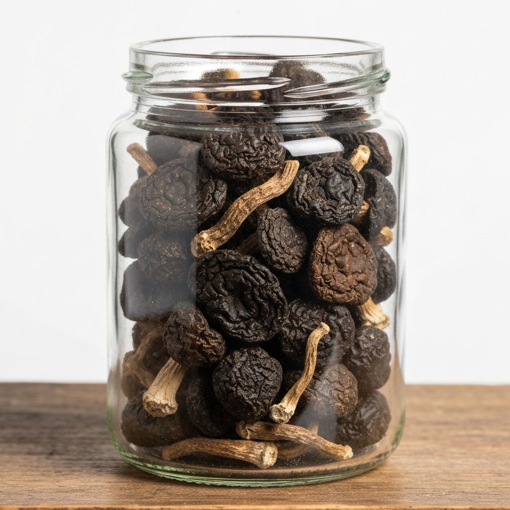 Nấm Mối Đen Sấy Hữu Cơ (1 lb)